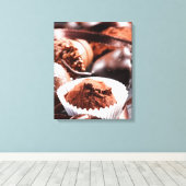 Chocoladetruffels Canvas Afdruk (Insitu (Houten vloer))