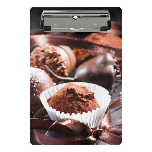 Chocoladetruffels Mini Klembord (Voorkant)