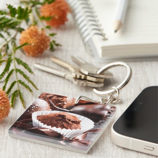 Chocoladetruffels Sleutelhanger (Voorkant Rechts)