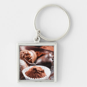 Chocoladetruffels Sleutelhanger