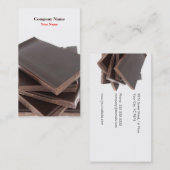 ChocoladeVisitekaartje Visitekaartje (Voorkant / Achterkant)