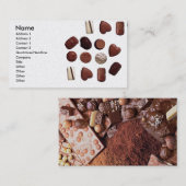 chocoladewinkel visitekaartje (Voorkant / Achterkant)