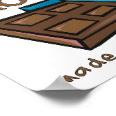 Chocolat a fait rétrécir mes vêtements Affiche Pan (Coin)