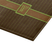 Chocolat à la chaux Pinstripes Planche à découper  (Coin)