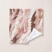 Chocolat à la crème rose Brown (Gant de toilette)