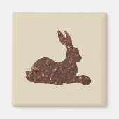 Chocolat, Aimant de lapin de Pâques (Devant)