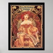 Chocolat Amatller alphans Posters vintage mucha (Devant)