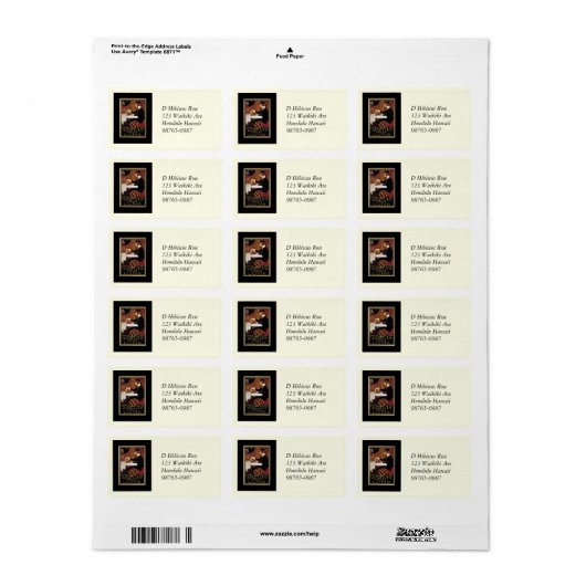 Chocolat Amatller Marc Luna Etiket (Full Sheet)