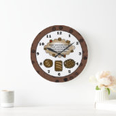 Chocolat Amitié douce horloge murale (Maison)