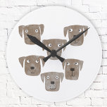 Chocolat amusant Chiens de récupération du Labrado<br><div class="desc">Beaucoup d'adorables chiens récupérateurs de labrador chocolat pour vous faire sourire.</div>