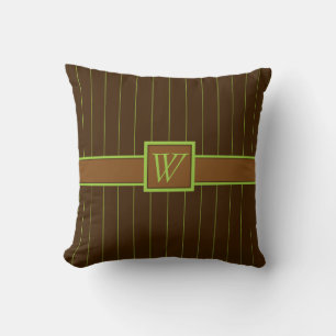 Chocolat avec Coussin à rayures de citron vert