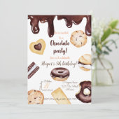 Chocolat Birthday Invitation (Debout devant)