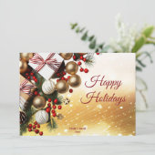 Chocolat Bonbons de Noël Carte (Debout devant)