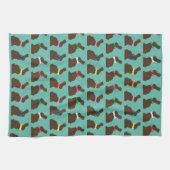 Chocolat Bunnies Serviette de cuisine (Horizontal)