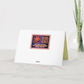 Chocolat Bunny Joyeux Carte de Pâques (Dos)