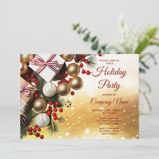 Chocolat Candy Fête Invitation (Debout devant)