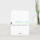 Chocolat - Carte pour notes (Dos)