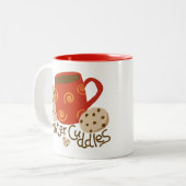 Chocolat chaud avec biscuits - Mug (Devant gauche)