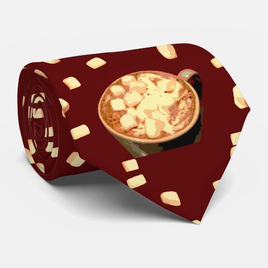 Chocolat chaud avec Cravate Marshmallows (Roulé)