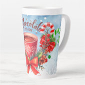 Chocolat chaud avec sucres de canne Latte Mug (Angle droit)