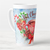 Chocolat chaud avec sucres de canne Latte Mug (Angle gauche)