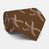 Chocolat chaud Brown Starfish Cravate Motif (Roulé)
