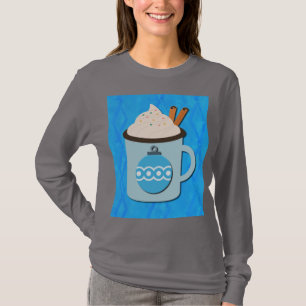 Chocolat Chaud de Vacances de Noël sur un T-Shirt