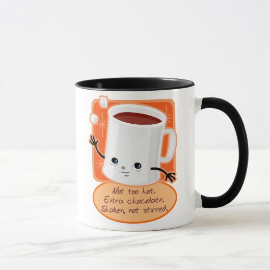 Chocolat chaud de vacances Mug (Droite)