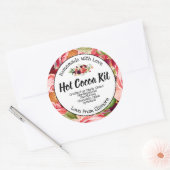 Chocolat chaud Kit de cacao Étiquette de pot (Enveloppe)