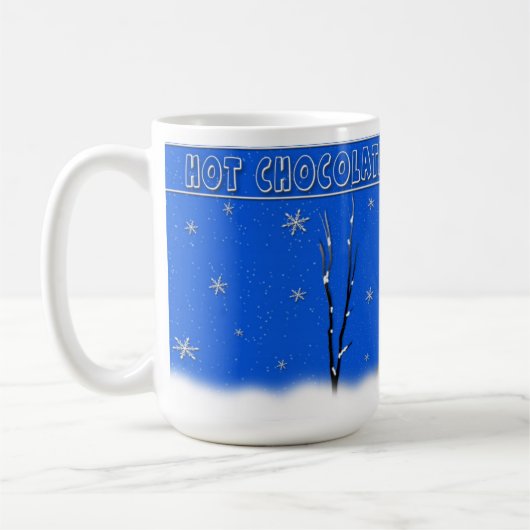 CHOCOLAT CHAUD & MARSHMALLOW MAN MUG - 15 oz. (Gauche)