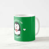 Chocolat chaud Pingouin Boisson Mug (Devant droit)