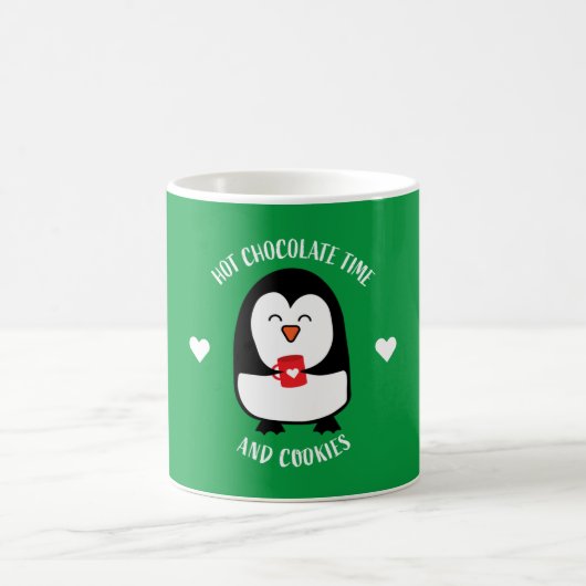 Chocolat chaud Pingouin Boisson Mug (Centre)