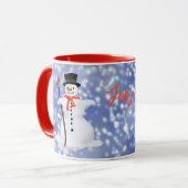Chocolat chaud Snowman Mug (Devant gauche)