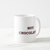CHOCOLAT CHAUD ? tasse de café de teckel (Devant droit)