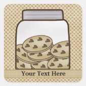 Chocolat Chip Cookie Aliments autocollant (Devant)