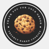 Chocolat Chip Cookie Business Sticker (Devant)