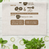 Chocolat Chip Cookie Recette Serviette de cuisine (Plié)