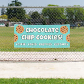 Chocolat Chip Cookies Bannière Bannière (En situation)