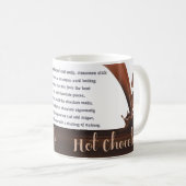 Chocolat, chocolat chaud, tasse de cadeau de (Devant droit)