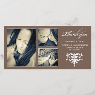 CHOCOLAT COLLAGE FORMEL   CARTE DE REMERCIEMENTS m
