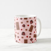 Chocolat Couvert Cerises Café Mug (Devant droit)