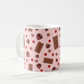 Chocolat Couvert Cerises Café Mug (Devant gauche)