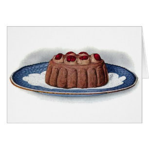 Chocolat Crème Bavaroise Dessert Vintage