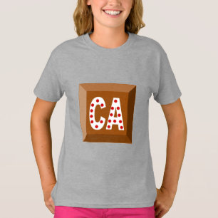 CHOCOLAT DE T-shirt de base pour filles CANADA