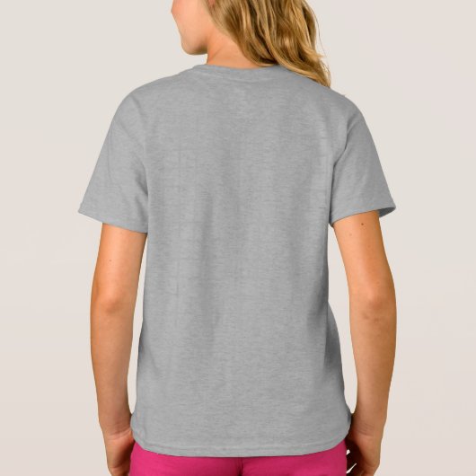 CHOCOLAT DE T-shirt de base pour filles CANADA (Dos)