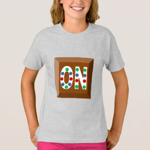 CHOCOLAT DE T-shirt de base pour filles ONTARIO