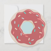 CHOCOLAT DONUT ANNIVERSAIRE INVITATION (Dos)