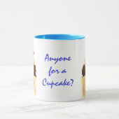 Chocolat Fraise Cupcake Ringer Mug (Centre)