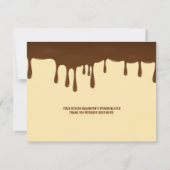 Chocolat Golden Ticket Bar Bat mitzvah Merci (Dos)