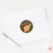 Chocolat Hibiscus Personnalisable Stickers Faveur (Enveloppe)